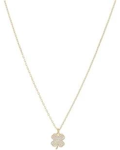 Kate Spade New York Pave Clover Pendant | Necklaces