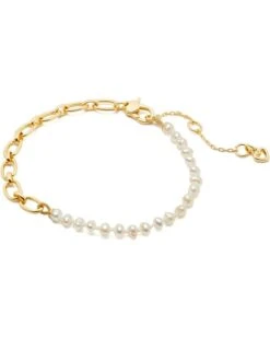 Kate Spade New York Chain And Pearl Line Bracelet | Bracelets