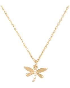 Kate Spade New York Take The Leap Delicate Dragonfly Pendant | Necklaces
