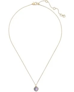Kate Spade New York Round Mini Pendant | Necklaces