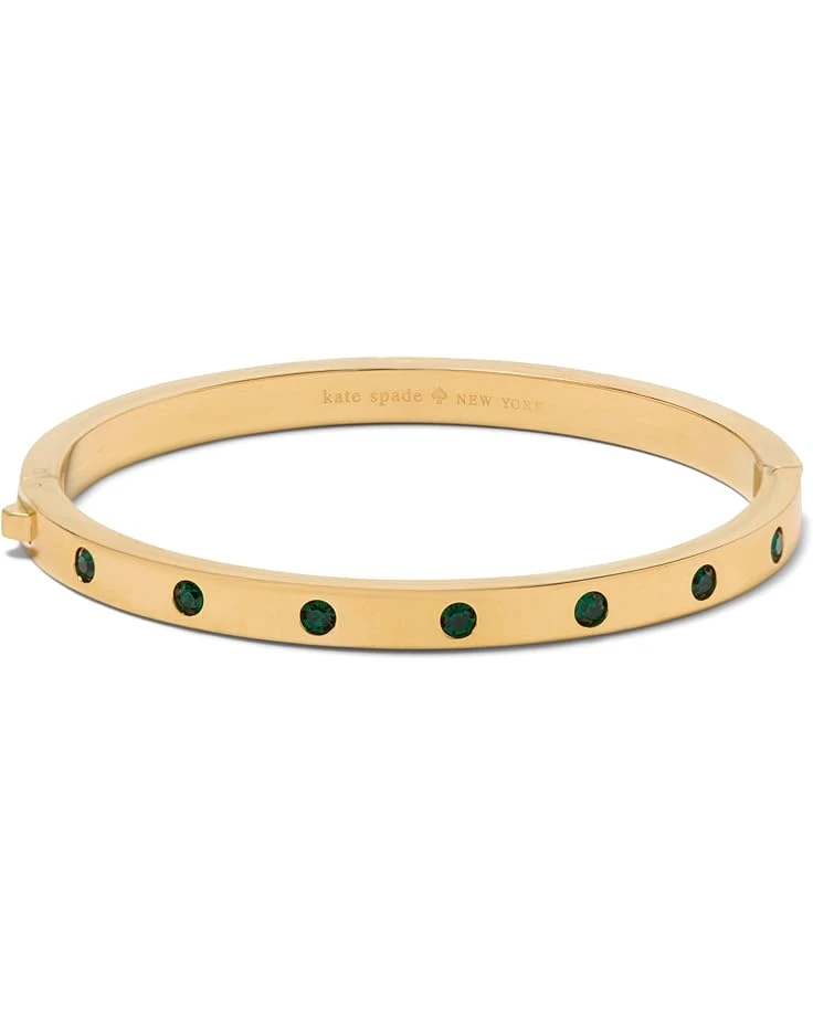 Kate Spade New York Set In Stone Metal Stone Hinged Bangle | Bracelets 3 Kate Spade New York Set In Stone Metal Stone Hinged Bangle | Bracelets