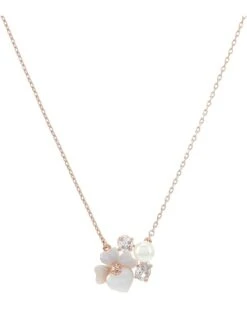 Kate Spade New York Precious Pansy Cluster Pendant Necklace | Necklaces