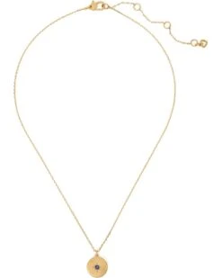 Kate Spade New York The Color Spark Collection Blue Confidence Medallion | Necklaces