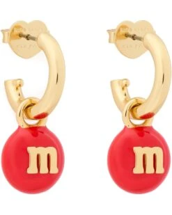 Kate Spade New York MMS x Kate Spade charm huggies | Earrings