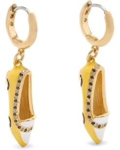 Kate Spade New York New York Minute Mini Gogo Taxi Flats Huggies | Earrings