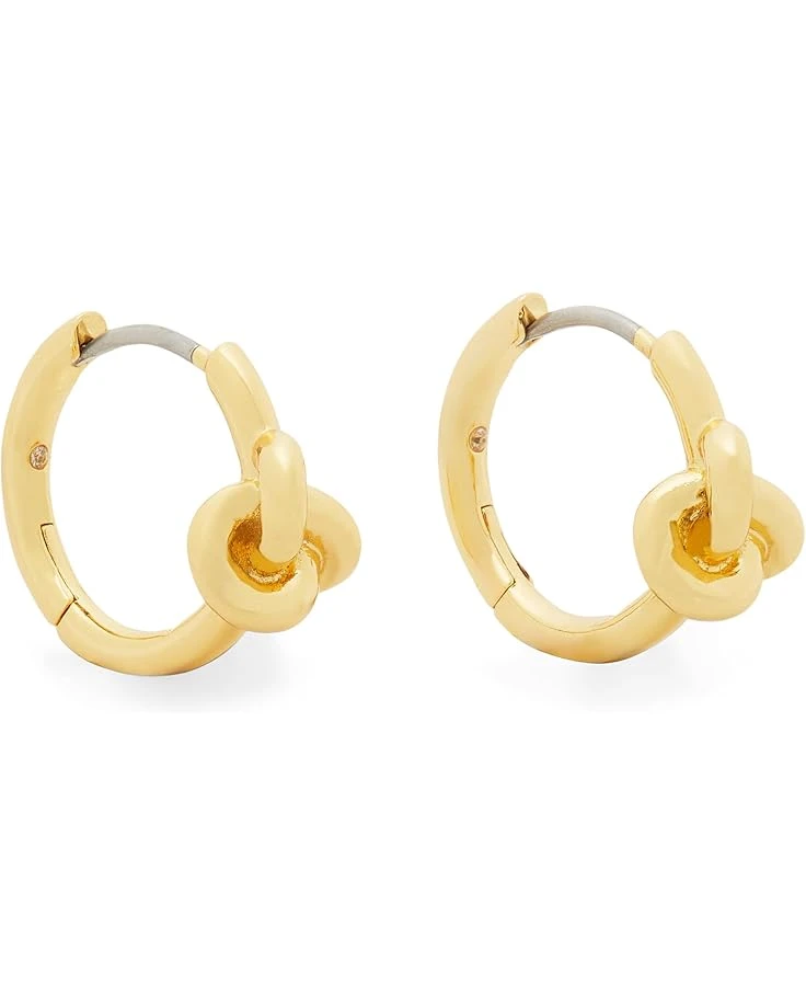 Kate Spade New York Double Knot Huggies | Earrings 3 Kate Spade New York Double Knot Huggies | Earrings