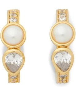 Kate Spade New York Bubbly Bezel Huggies | Earrings