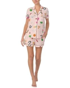 Kate Spade New York Boxer Short Sleeve PJ Set | Sleepwear