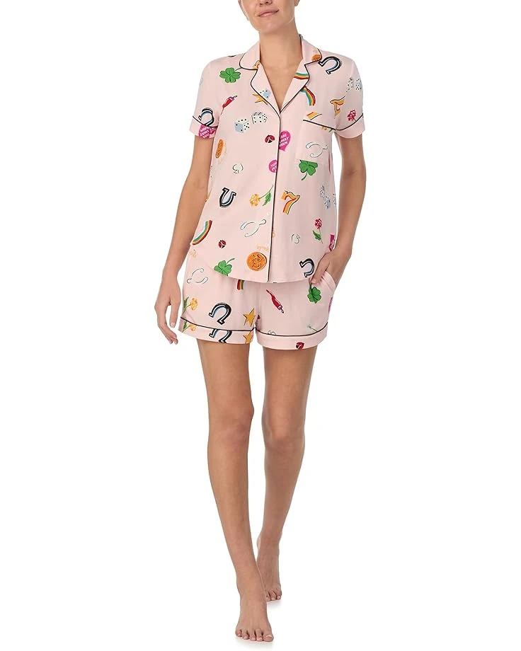 Kate Spade New York Boxer Short Sleeve PJ Set | Sleepwear 3 Kate Spade New York Boxer Short Sleeve PJ Set | Sleepwear