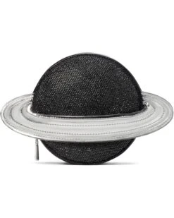 Kate Spade New York Spaced Out Embellished Metallic Leather Micro Crossbody | Bag and Travel Accessories