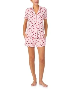 Kate Spade New York Short Sleeve Notch Short Set | Sleepwear 9 Kate Spade New York Short Sleeve Notch Short Set | Sleepwear -Kate Spade New York Shop 61U vQO7AAL. AC SR736920