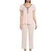 Kate Spade New York Short Sleeve Cropped PJ Set | Sleepwear