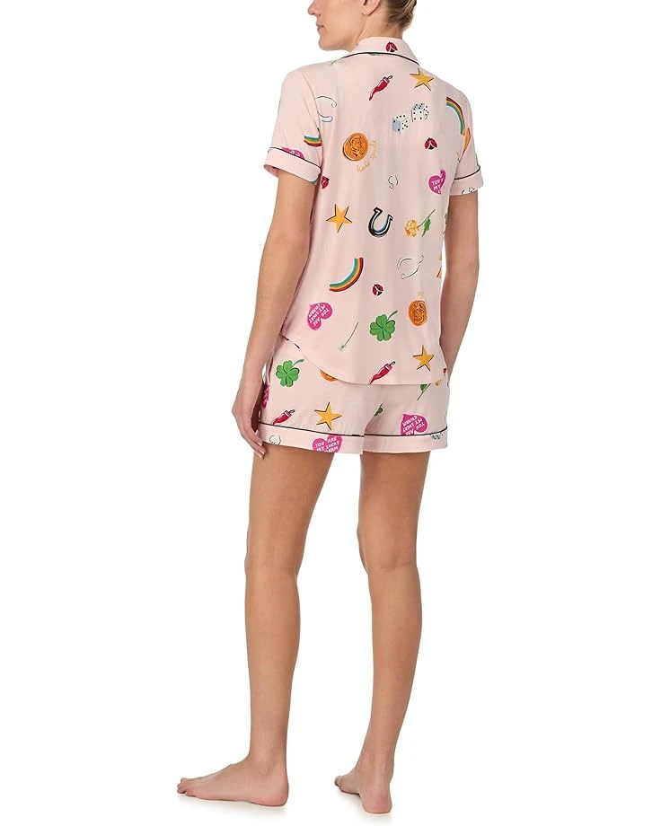 Kate Spade New York Boxer Short Sleeve PJ Set | Sleepwear 4 Kate Spade New York Boxer Short Sleeve PJ Set | Sleepwear - Image 2