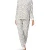 Kate Spade New York Stretch Velour Long Sleeve Jogger Set | Sleepwear