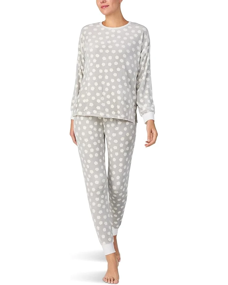 Kate Spade New York Stretch Velour Long Sleeve Jogger Set | Sleepwear 3 Kate Spade New York Stretch Velour Long Sleeve Jogger Set | Sleepwear
