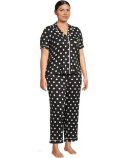 Kate Spade New York Brushed Jersey Short Sleeve Cropped PJ Set | Sleepwear -Kate Spade New York Shop 61jXqcwN0L. AC SR736920