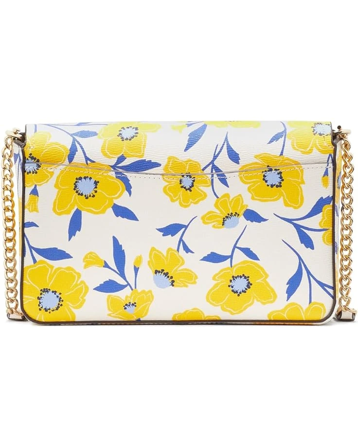 Kate Spade New York Morgan Sunshine Floral Printed Pvc Flap Chain Wallet | Handbags 5 Kate Spade New York Morgan Sunshine Floral Printed Pvc Flap Chain Wallet | Handbags - Image 3
