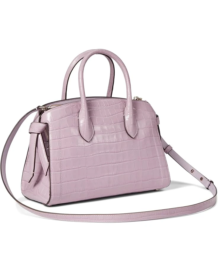 Kate Spade New York Knott Croc Embossed Leather Medium Zip Top Satchel | Handbags 4 Kate Spade New York Knott Croc Embossed Leather Medium Zip Top Satchel | Handbags - Image 2