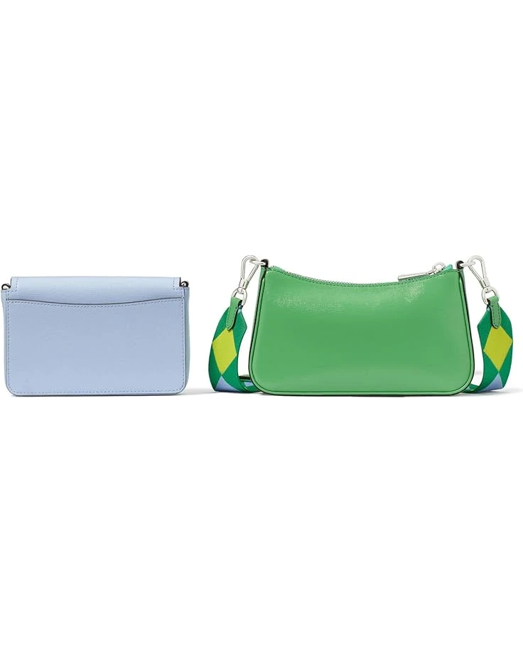 Kate Spade New York Double Up Colorblocked Saffiano Leather Double Up Crossbody | Handbags 5 Kate Spade New York Double Up Colorblocked Saffiano Leather Double Up Crossbody | Handbags - Image 3