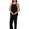 Kate Spade New York Black Cropped PJ Set | Sleepwear