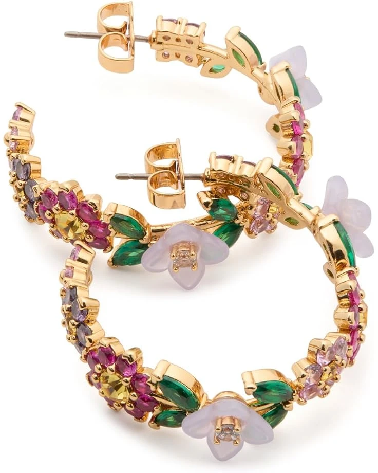 Kate Spade New York Bursting Blooms Hoops | Earrings 4 Kate Spade New York Bursting Blooms Hoops | Earrings - Image 2
