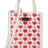 Kate Spade New York Manhattan Pixel Hearts Embossed Saffiano Leather Mini Tote | Handbags