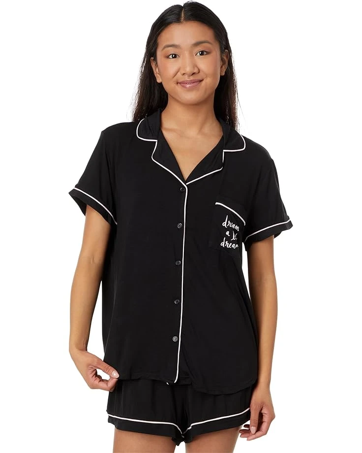 Kate Spade New York "Dream A Little Dream" Short Pajama Set | Sleepwear 3 Kate Spade New York "Dream A Little Dream" Short Pajama Set | Sleepwear - Image 2