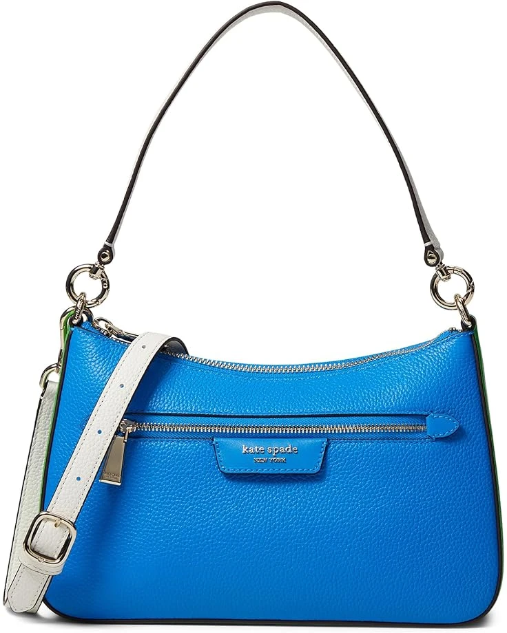 Kate Spade New York Hudson Color-Blocked Pebbled Leather Convertible Crossbody | Handbags 3 Kate Spade New York Hudson Color-Blocked Pebbled Leather Convertible Crossbody | Handbags