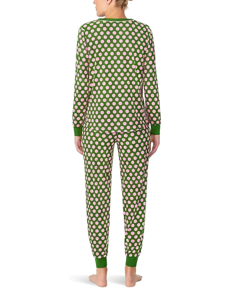 Kate Spade New York Long Sleeve Cozy Jersey Henley Jogger Set | Sleepwear 4 Kate Spade New York Long Sleeve Cozy Jersey Henley Jogger Set | Sleepwear - Image 2