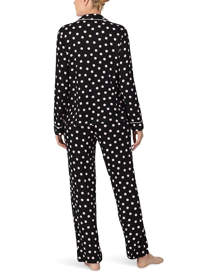 Kate Spade New York Long Sleeve Sweater Knit Notch Collar PJ Set | Sleepwear 4 Kate Spade New York Long Sleeve Sweater Knit Notch Collar PJ Set | Sleepwear - Image 2