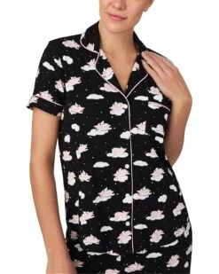 Kate Spade New York Short Sleeve Notch Short Set | Sleepwear 8 Kate Spade New York Short Sleeve Notch Short Set | Sleepwear -Kate Spade New York Shop 71EzDVXyZ8L. AC SR736920