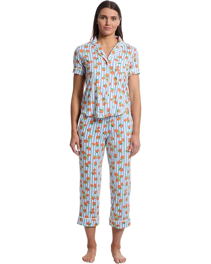 Kate Spade New York Short Sleeve Cropped PJ Set | Sleepwear 9 Kate Spade New York Short Sleeve Cropped PJ Set | Sleepwear - Image 8