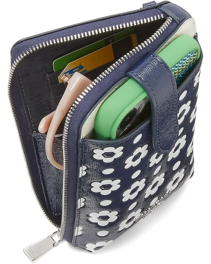 Kate Spade New York Morgan Daisy Dot Embossed Saffiano Leather Ns Zip Phone Crossbody | Bag and Travel Accessories 6 Kate Spade New York Morgan Daisy Dot Embossed Saffiano Leather Ns Zip Phone Crossbody | Bag and Travel Accessories - Image 4