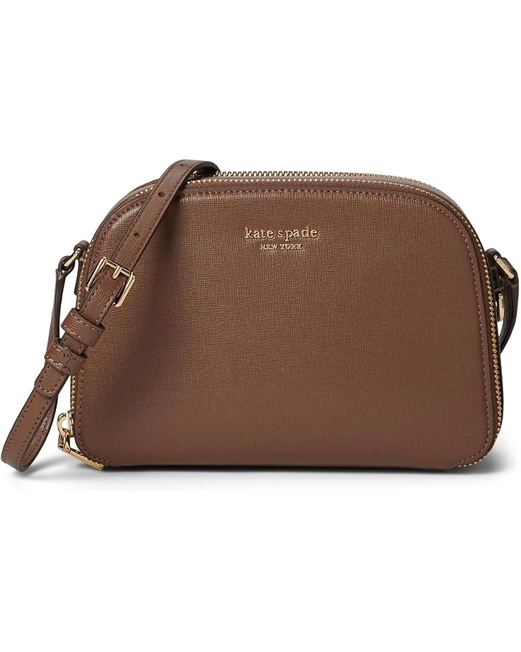 Kate Spade New York Devin Saffiano Leather Double Zip Dome Crossbody | Handbags 7 Kate Spade New York Devin Saffiano Leather Double Zip Dome Crossbody | Handbags - Image 5