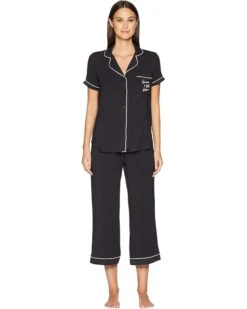 Kate Spade New York Dream a Little Dream Cropped Pajama Set | Sleepwear