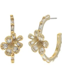 Kate Spade New York Fleurette Hoops | Earrings