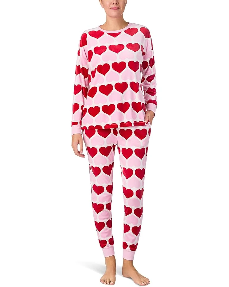 Kate Spade New York Stretch Velour Long Sleeve Jogger Set | Sleepwear 6 Kate Spade New York Stretch Velour Long Sleeve Jogger Set | Sleepwear - Image 4