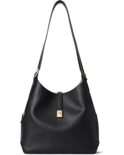 Kate Spade New York Deco Pebbled Leather Large Shoulder Bag | Handbags