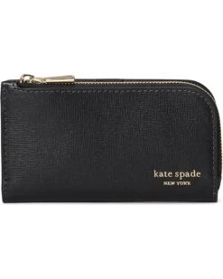Kate Spade New York Devin Saffiano Leather Small Slim Bifold Wallet | Wallets