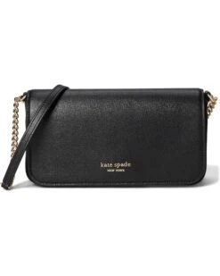 Kate Spade New York Devin Saffiano Leather Flap Chain Wallet | Wallets