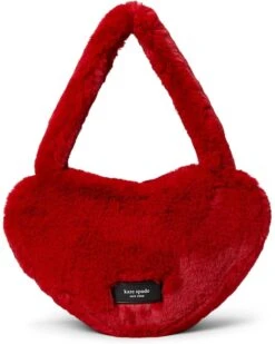 Kate Spade New York Luver Faux Fur Heart Tote | Handbags