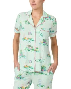 Kate Spade New York Short Sleeve Cropped PJ Set | Sleepwear 11 Kate Spade New York Short Sleeve Cropped PJ Set | Sleepwear -Kate Spade New York Shop 71qkyg1J9 L. AC SR736920