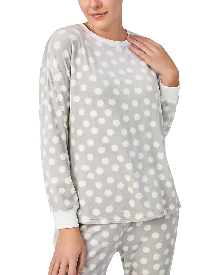 Kate Spade New York Stretch Velour Long Sleeve Jogger Set | Sleepwear 5 Kate Spade New York Stretch Velour Long Sleeve Jogger Set | Sleepwear - Image 3