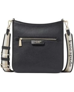 Kate Spade New York Hudson Pebbled Leather Messenger Crossbody | Handbags