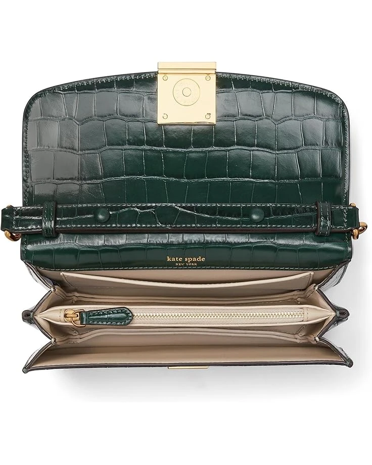 Kate Spade New York Dakota Croc Embossed Leather Small Crossbody | Handbags 5 Kate Spade New York Dakota Croc Embossed Leather Small Crossbody | Handbags - Image 3