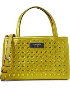 Kate Spade New York Sam Icon Crystal Embellished Fabric Mini Tote | Handbags