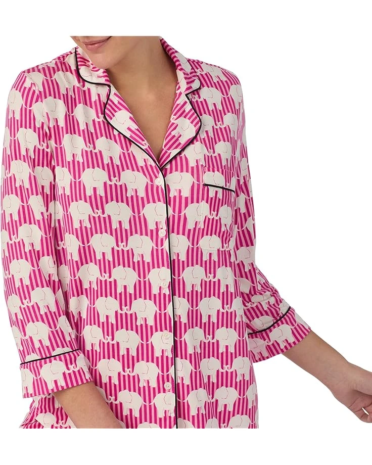 Kate Spade New York Long 3/4 Sleeve PJ Set | Sleepwear 5 Kate Spade New York Long 3/4 Sleeve PJ Set | Sleepwear - Image 3