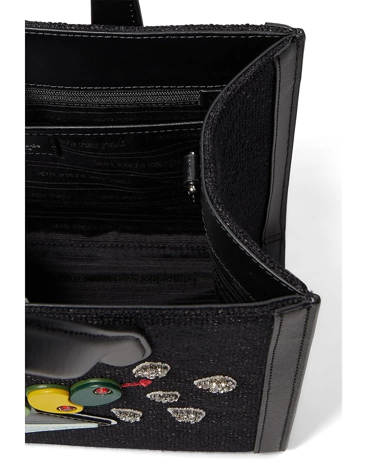 Kate Spade New York Manhattan Martini Embellished Fabric Small Tote | Handbags 5 Kate Spade New York Manhattan Martini Embellished Fabric Small Tote | Handbags - Image 3