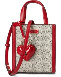Kate Spade New York Spade Flower Coated Canvas Vday Spade Flower Coated Canvas Manhattan Mini Tote | Handbags